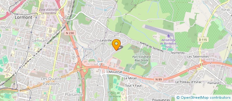 localisation de l'entreprise MONSIEUR BARIS GULER  ARTIGUES-PRES-BORDEAUX