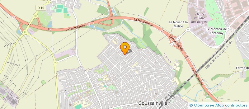 localisation de l'entreprise MONSIEUR BARIS IPEK  GOUSSAINVILLE