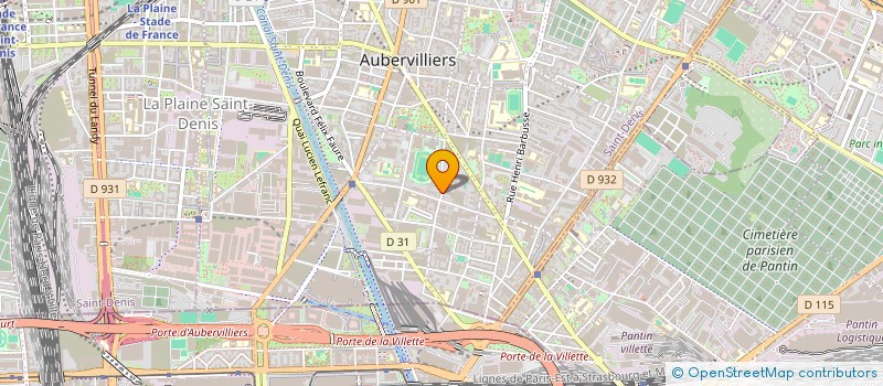 localisation de l'entreprise MONSIEUR BARIS ORTAC  AUBERVILLIERS