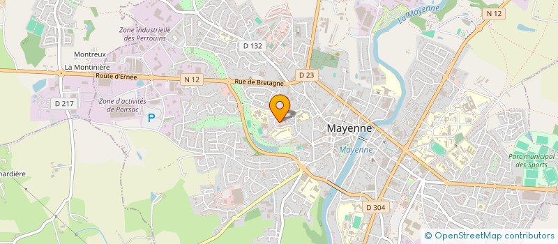 localisation de l'entreprise MONSIEUR BARIS TOPAL  MAYENNE