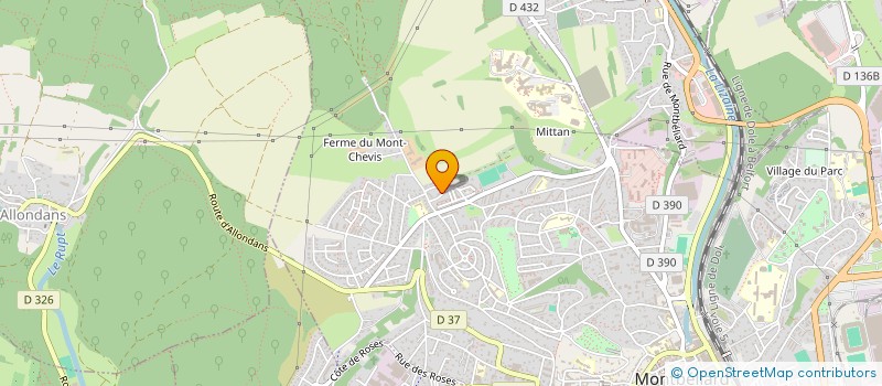 localisation de l'entreprise MONSIEUR BARIS TURKYILMAZ  MONTBELIARD