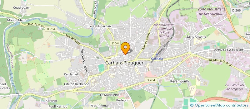 localisation de l'entreprise MONSIEUR BARIS YILDIRIM  CARHAIX-PLOUGUER