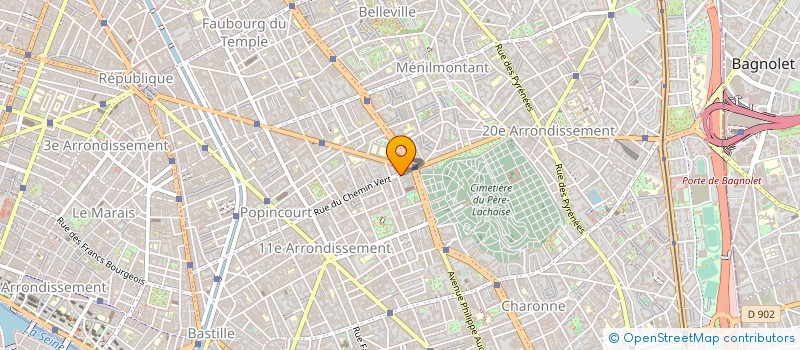 localisation de l'entreprise MONSIEUR BARK OURRAHT à PARIS