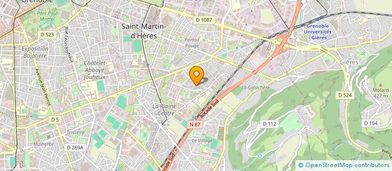 localisation de l'entreprise MONSIEUR BARKA NANEMA  SAINT-MARTIN-D'HERES