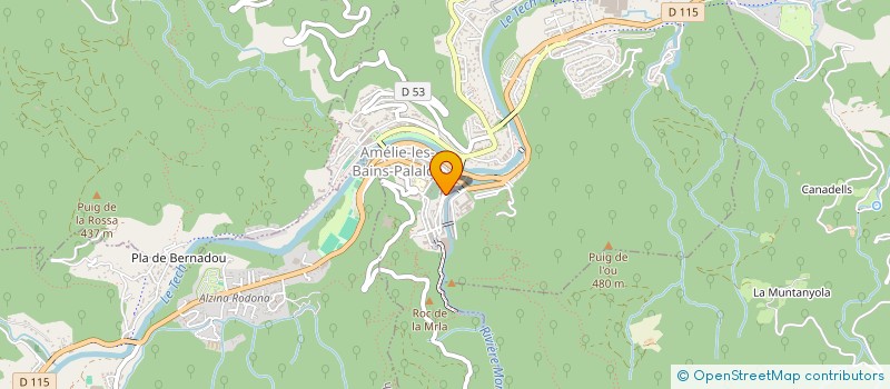 localisation de l'entreprise MONSIEUR BARN BALTA  AMELIE-LES-BAINS-PALALDA