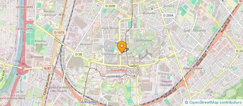 localisation de l'entreprise MONSIEUR BARNABAS AKOJE  GRENOBLE