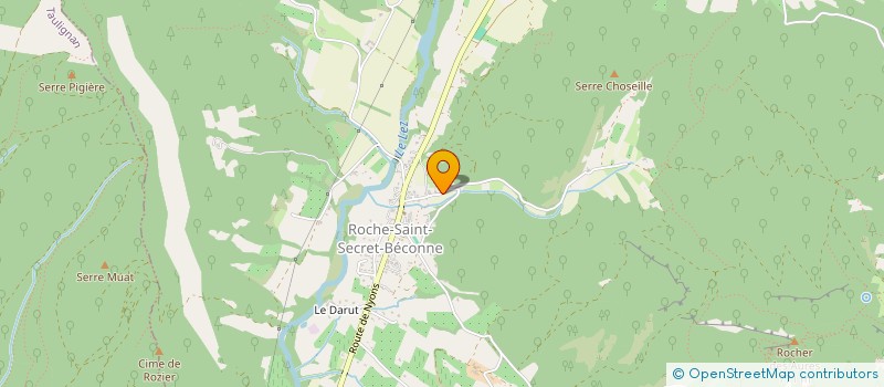 localisation de l'entreprise MONSIEUR BARNABE CHAILLOT  ROCHE-SAINT-SECRET-BECONNE