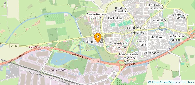 localisation de l'entreprise MONSIEUR BARNABE DUFOUR à SAINT-MARTIN-DE-CRAU