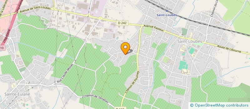 localisation de l'entreprise MONSIEUR BARNABE DURAN  SAINT LOUBES