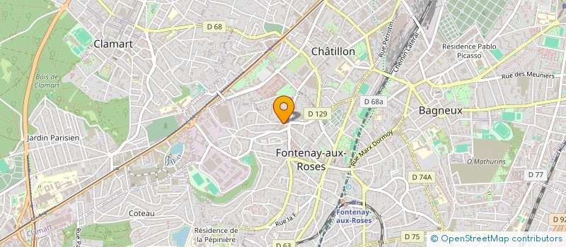localisation de l'entreprise MONSIEUR BARNABE FABI à FONTENAY-AUX-ROSES