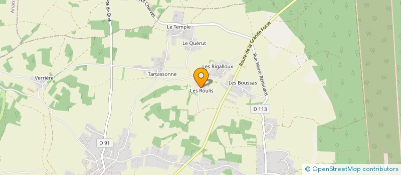 localisation de l'entreprise MONSIEUR BARNABE KOALA  BRIE