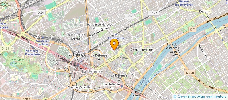 localisation de l'entreprise MONSIEUR BARNABE LEVARD à COURBEVOIE