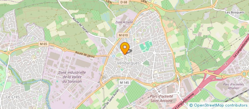localisation de l'entreprise MONSIEUR BARNABE LUTZ à VENDARGUES