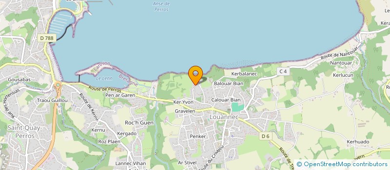 localisation de l'entreprise MONSIEUR BARNABE RODIER  LOUANNEC