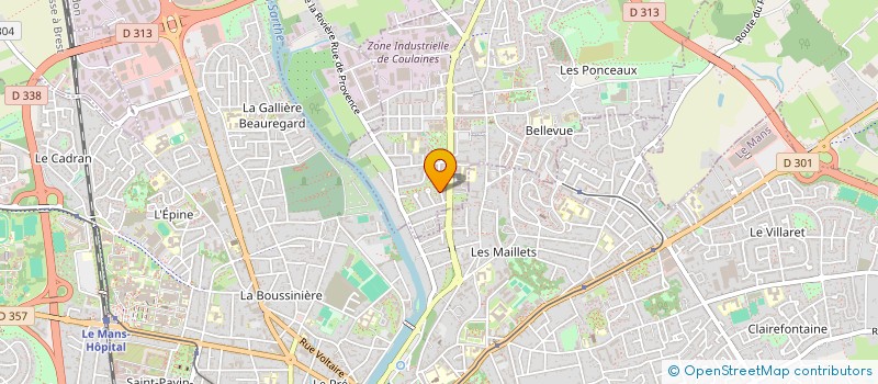 localisation de l'entreprise MONSIEUR BARNABE ROMAGNE  COULAINES