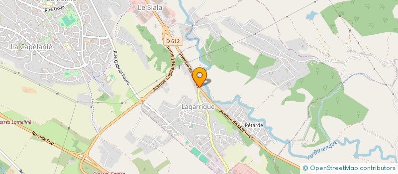 localisation de l'entreprise MONSIEUR BARNABE STIMBACH  LAGARRIGUE