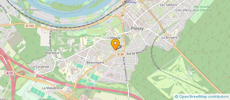 localisation de l'entreprise MONSIEUR BAROUDE GRACE NTSIBA à POISSY