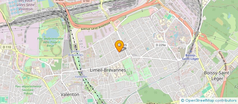 localisation de l'entreprise MONSIEUR BAROUDI AKEB  LIMEIL-BREVANNES