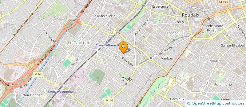 localisation de l'entreprise MONSIEUR BAROUDI EL KHALDI  CROIX