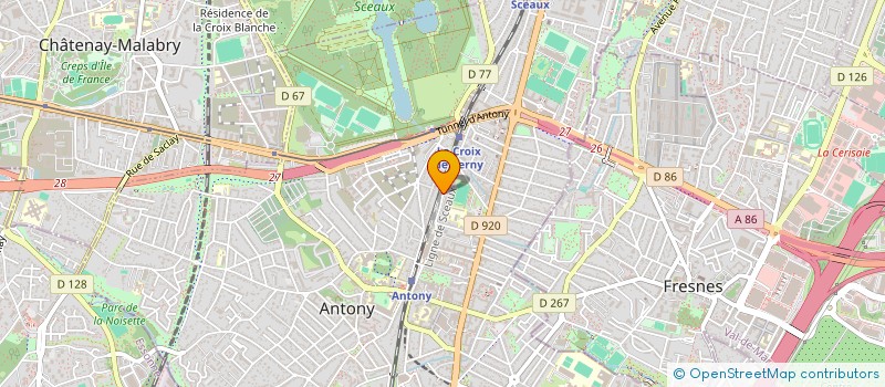 localisation de l'entreprise MONSIEUR BAROUDI ZENAFI à ANTONY