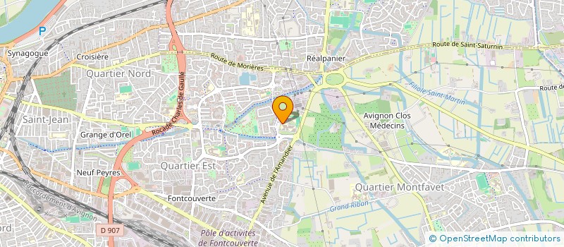 localisation de l'entreprise MONSIEUR BARRA N DIAYE  AVIGNON