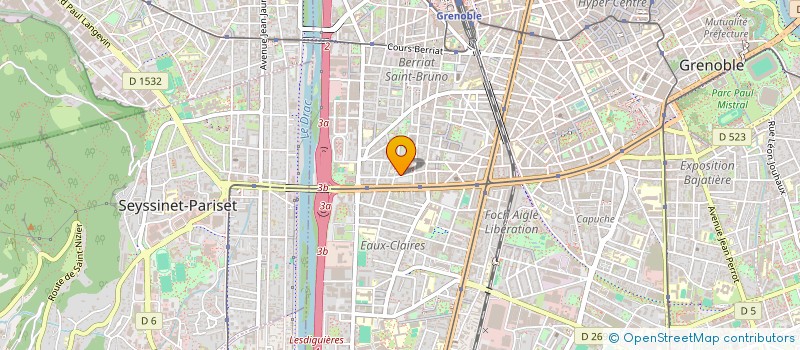 localisation de l'entreprise MONSIEUR BARRY AMAR à GRENOBLE