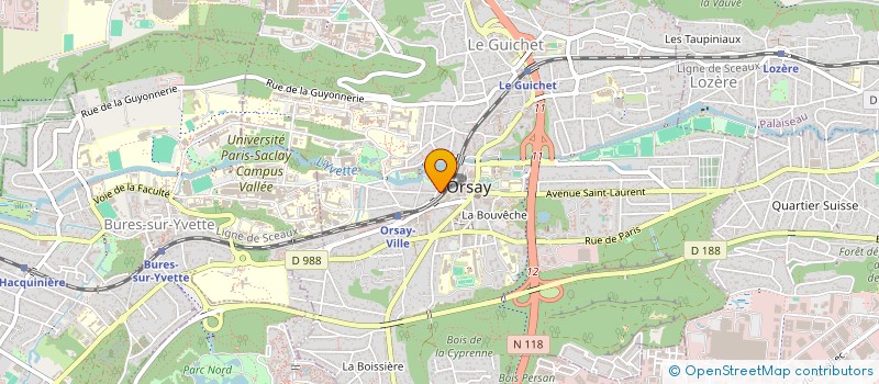 localisation de l'entreprise MONSIEUR BARRY D'SOUZA à ORSAY