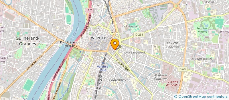 localisation de l'entreprise MONSIEUR BARRY DIALLO  VALENCE