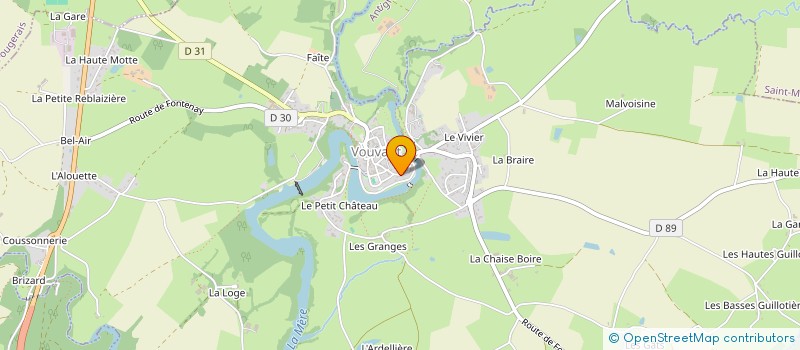 localisation de l'entreprise MONSIEUR BARRY HODGINS  VOUVANT