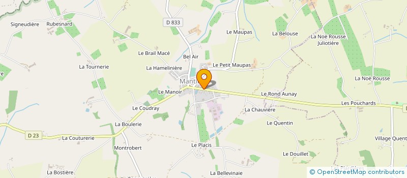 localisation de l'entreprise MONSIEUR BARRY HOLLAND à MANTILLY