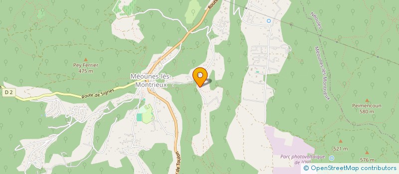 localisation de l'entreprise MONSIEUR BARRY JENKINS  MEOUNES-LES-MONTRIEUX