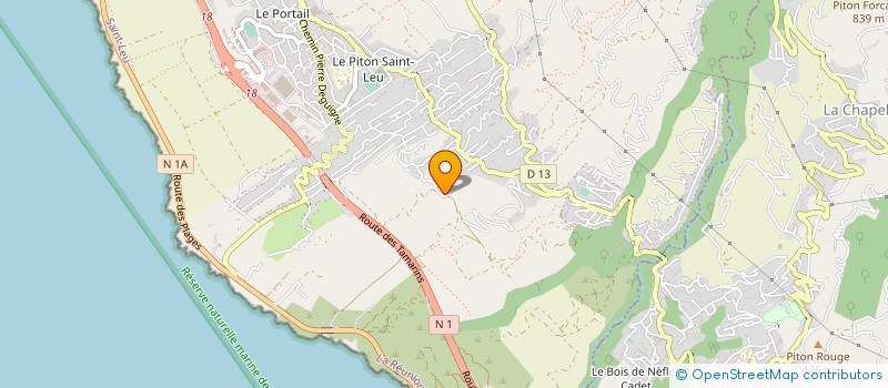 localisation de l'entreprise MONSIEUR BARRY KACHER  SAINT-LEU