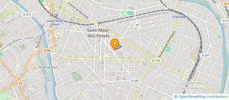 localisation de l'entreprise MONSIEUR BARRY MAROUF  SAINT-MAUR-DES-FOSSES