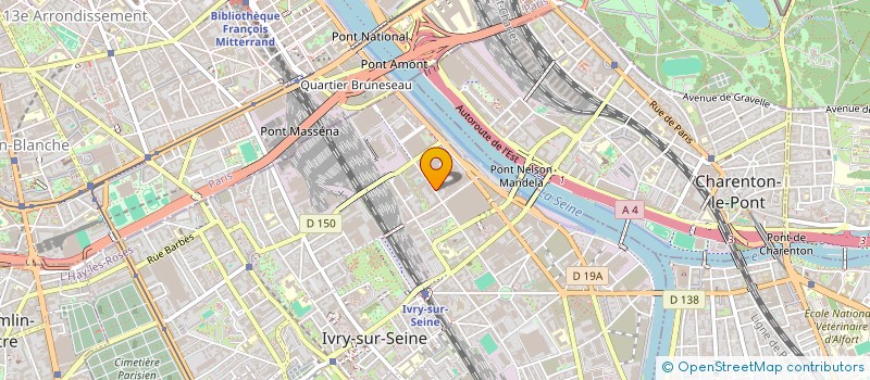 localisation de l'entreprise MONSIEUR BARRY OUMAR  IVRY-SUR-SEINE