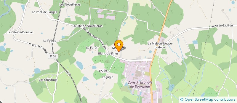 localisation de l'entreprise MONSIEUR BARRY WOOD  SAINT-YRIEIX-LA-PERCHE