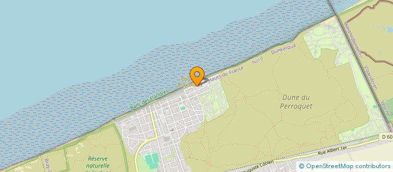 localisation de l'entreprise MONSIEUR BART CHRISTIAENS  BRAY-DUNES