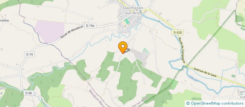 localisation de l'entreprise MONSIEUR BART GORIS à DAUMAZAN-SUR-ARIZE