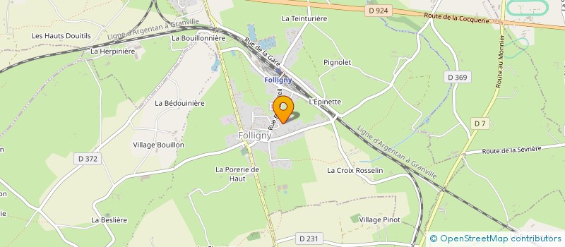 localisation de l'entreprise MONSIEUR BARTHELEMY BALLESTER  FOLLIGNY