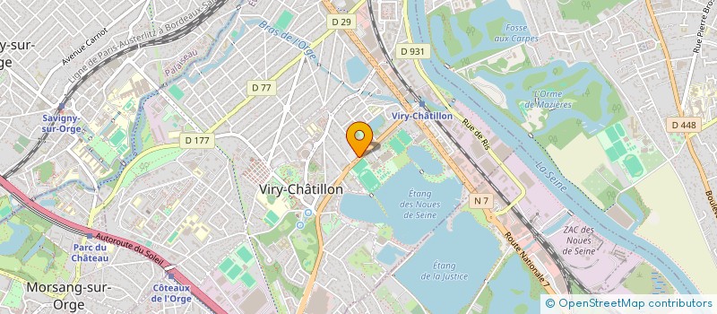 localisation de l'entreprise MONSIEUR BARTHELEMY BARTHELEMY POIGNET à VIRY-CHATILLON