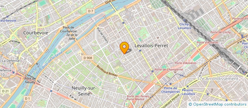 localisation de l'entreprise MONSIEUR BARTHELEMY BIROLAUD à LEVALLOIS-PERRET