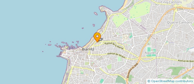 localisation de l'entreprise MONSIEUR BARTHELEMY BOUSCAYROL  BIARRITZ