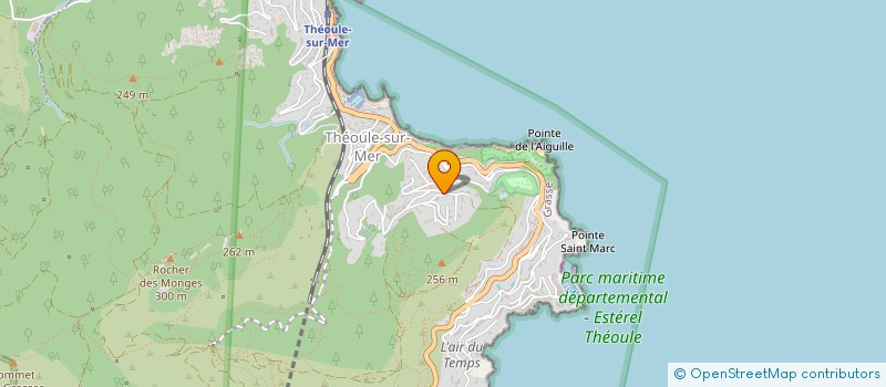 localisation de l'entreprise MONSIEUR BARTHELEMY CENNAMO  THEOULE-SUR-MER