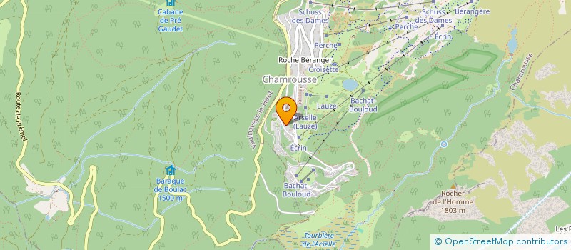 localisation de l'entreprise MONSIEUR BARTHELEMY CHARVET  CHAMROUSSE