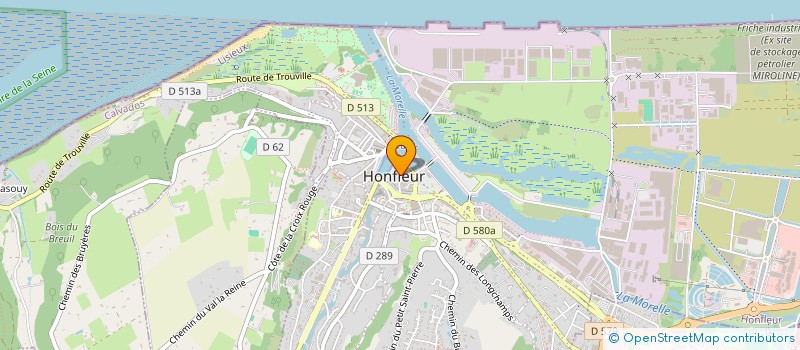 localisation de l'entreprise MONSIEUR BARTHELEMY CHAYE à HONFLEUR