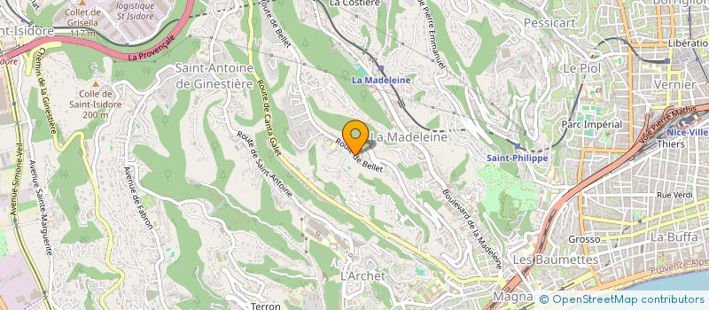 localisation de l'entreprise MONSIEUR BARTHELEMY DOBRYNINE à NICE