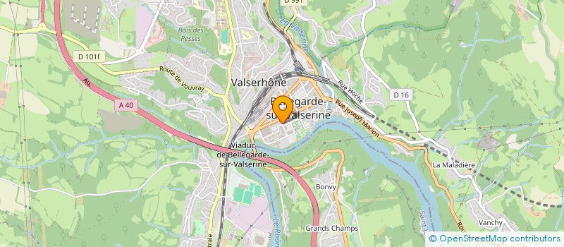 localisation de l'entreprise MONSIEUR BARTHELEMY FABRET à VALSERHONE