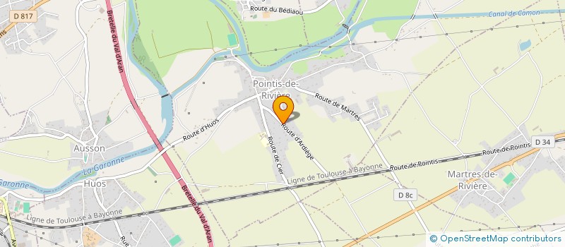 localisation de l'entreprise MONSIEUR BARTHELEMY FRESQUET  POINTIS-DE-RIVIERE