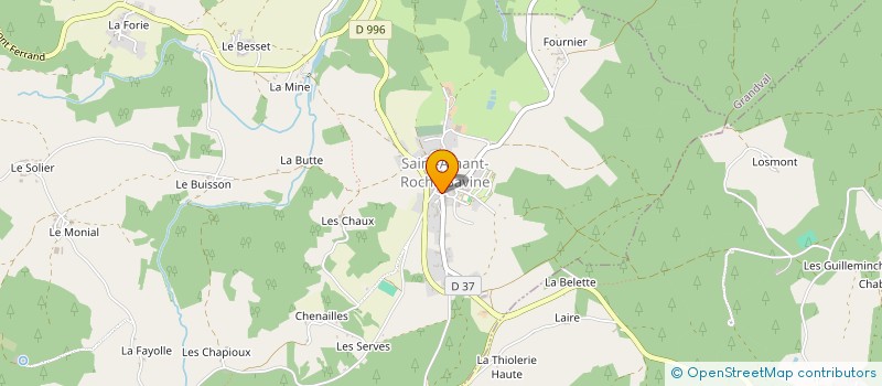 localisation de l'entreprise MONSIEUR BARTHELEMY GUSTAVE ASTIER DAMOUR  SAINT-AMANT-ROCHE-SAVINE