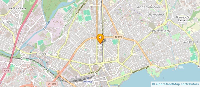 localisation de l'entreprise MONSIEUR BARTHELEMY LAURANS à ANNECY