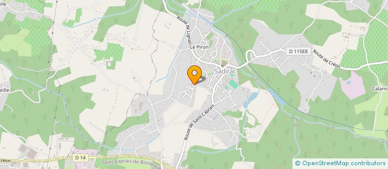 localisation de l'entreprise MONSIEUR BARTHELEMY LEVEQUE  BORDEAUX